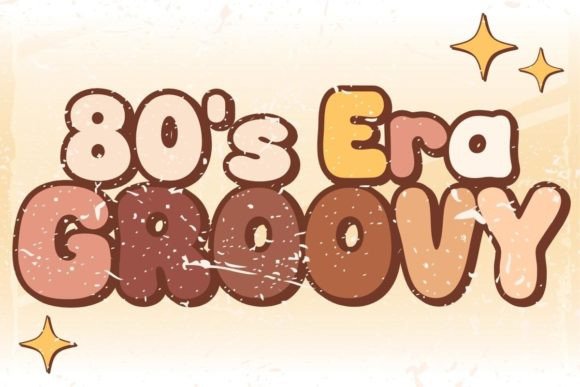 80s Era Groovy Font