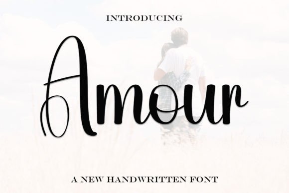 Amour Font: Elegant Script for Editorial Design