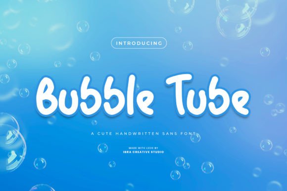 Bubble Tube: A Whimsical Typeface for Your Creative Shop