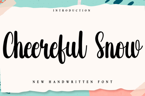 Cheereful Snow: A Playful Handwritten Font for Real Design Projects