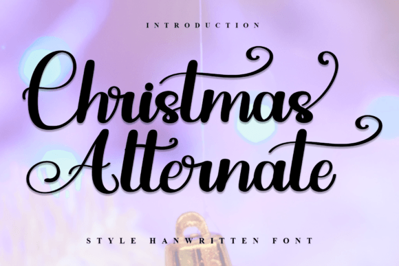 Christmas Alternate Font
