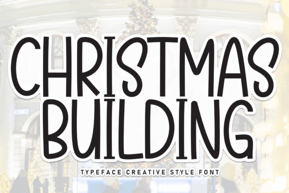 Christmas Building Font Review