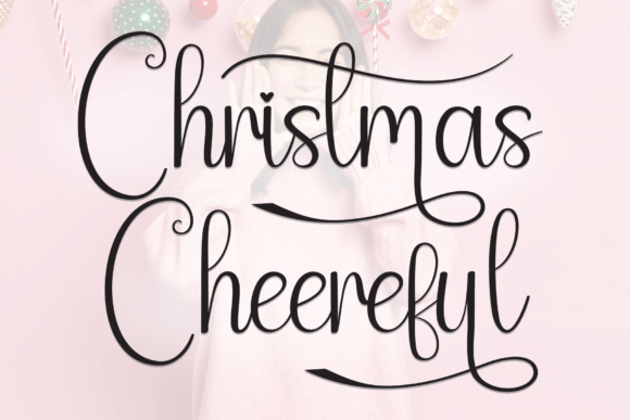 Christmas Cheereful Font for Creative Marketing