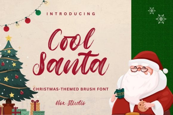 Cool Santa Font for Magical Marketing