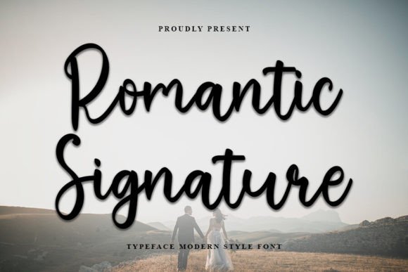 Enhance Brand Identity with the Romantic Signature Typeface