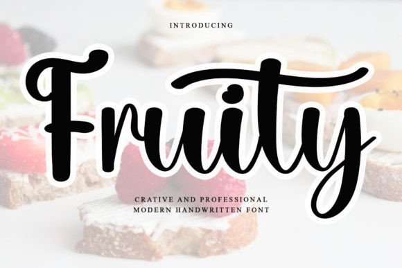 Fruity: A Handwritten Font for Creative Campaigns