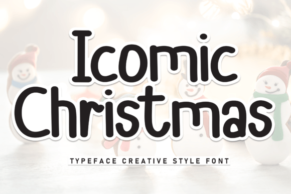 Icomic Christmas Font Review