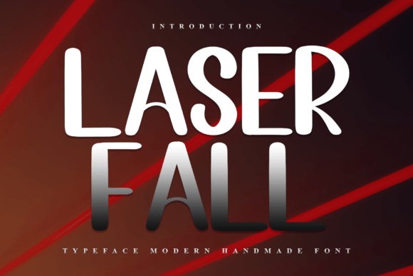 Laser Fall: A Font for Creative Campaigns