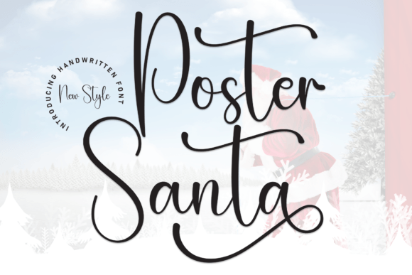 Poster Santa Font: A Timeless Script for Memorable Branding