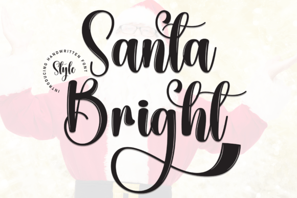 Santa Bright Font Magic