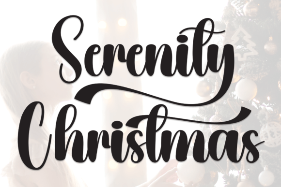 Serenity Christmas Font