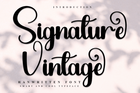Signature Vintage Typeface for Festive Web Design