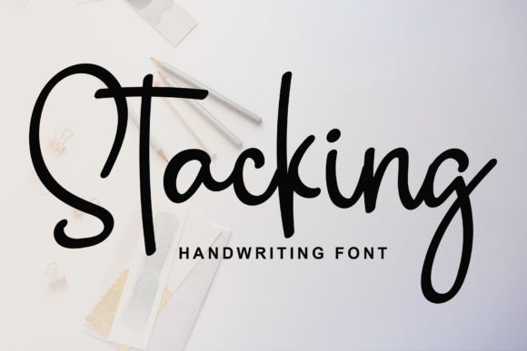 Stacking: A Stylish Script Font for Creative Branding Projects