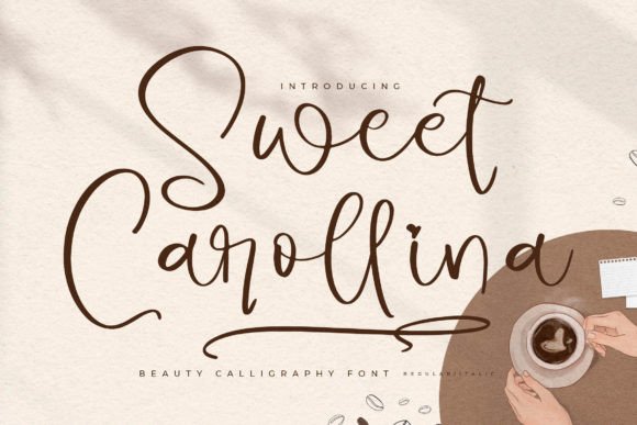 Sweet Carollina: A Graceful Script Font