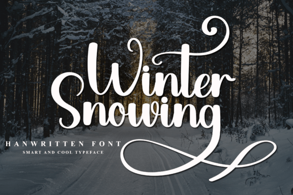 Winter Snowing Font Review