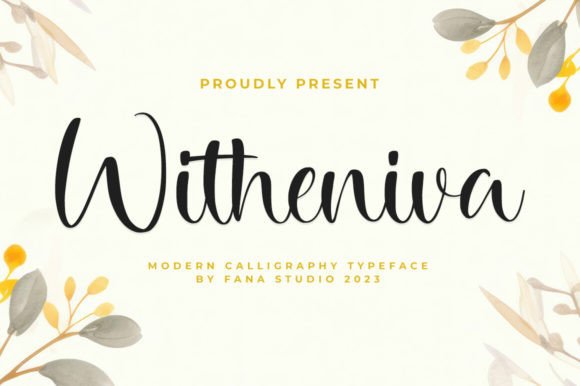 Witheniva: A Script Font for Creative Campaigns